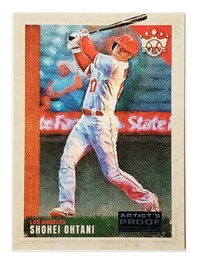SHOHEI OHTANI "ARTIST'S PROOF" 2022 PANINI DIAMOND KINGS #126 ANGELS DODGERS MVP
